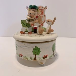 Vintage Christmas music box